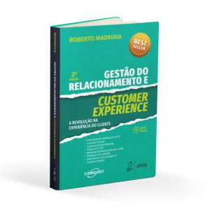 capa do livro livro "gestao do relacionamento e customer experience" escrito por roberto madruga